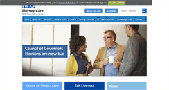 Desktop Screenshot of merseycare.nhs.uk